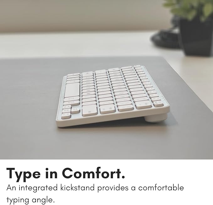 Macally Compact Bluetooth Keyboard for Mac - Premium Multi Device Connectivity - Compatible Apple Wireless Keyboard for MacBook Pro/Air, iMac, Mac mini, iPad, Laptop, and PC