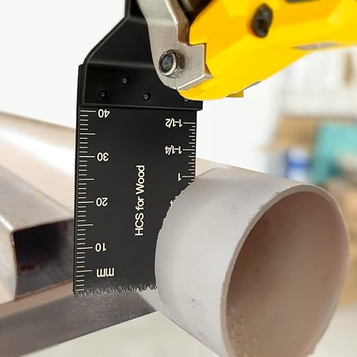 31 PCS Multi Tool Blade Kits, Professional Titanium Oscillating Tool Blades for Metal, Wood, Plastic, Quick Release Oscillating Saw Blades Compatible with Dewalt Milwaukee Ryobi Rockwell Fein