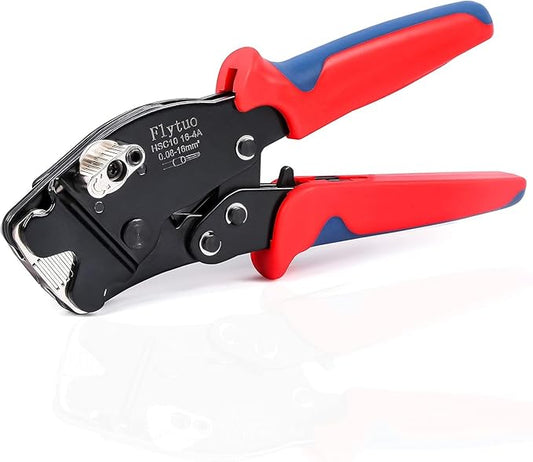 Front Loading Ferrule Crimp Tool and Ferrule Crimper Works for End Sleeves Ferrules and Wire End Terminals from AWG 30-5