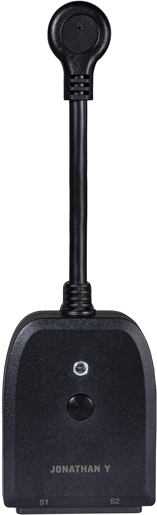 JONATHAN Y PLG1003A Outdoor Smart Dual Plug, WiFi Remote App Control, Alexa, Google Home Assistant Compatible, No Hub Required