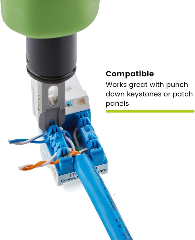 trueCABLE Impact Punch Down Tool With Blade for 110 IDC, Keystone Jacks and Patch Panels, trueIMPACT