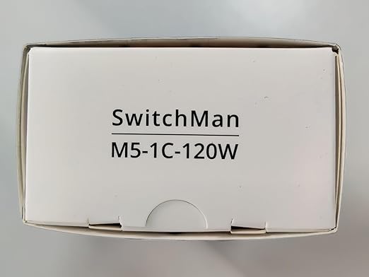 SONOFF Matter Smart Light Switch, 2.4GHz WiFi Light Switch, Neutral Wire Required Interruptor Inteligente, Alexa Light Switch Compatible with Alexa and Google Home, 1 Gang M5-1C-120W