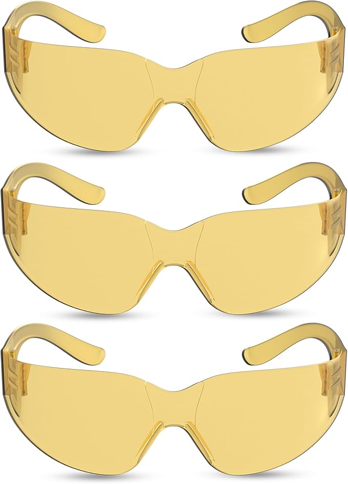 Work Safety Glasses For Men | Ansi Z87 Certified Safety Goggles For Shooting Range | Anti-Scratch Outdoor Glass