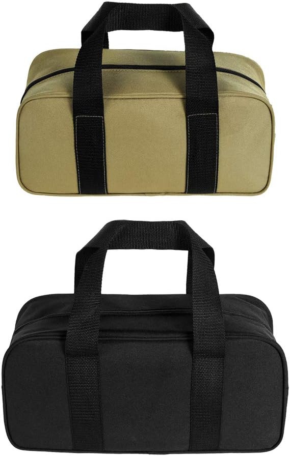 YELAIYEHAO Tool Bags 2-Piece Toolbag Organizer Wide Open Mouth Storage