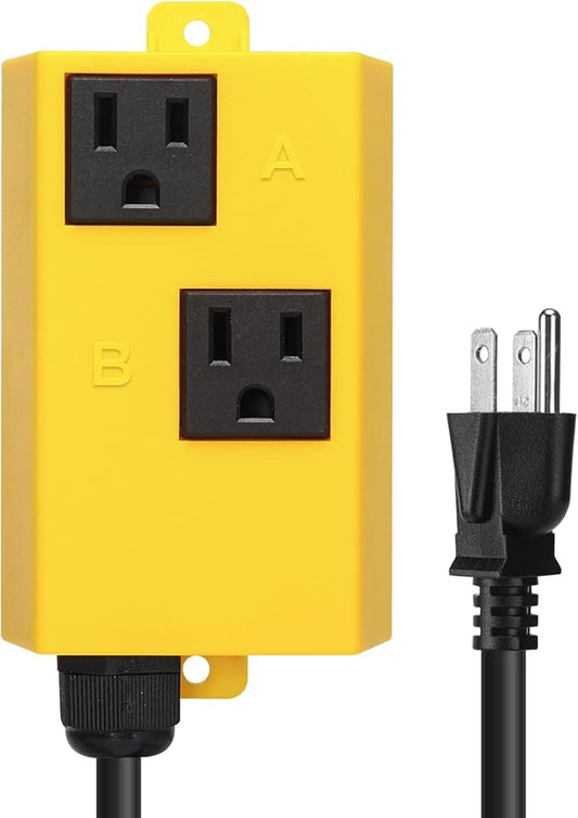 Etoolcity Automatic Vacuum Switch for Power Tools, with Smart Current Sensing & Delayed Start to Prevent Circuit Overload, Avoids Breaker Tripping, Plug & Play Dust Control Solution LF40