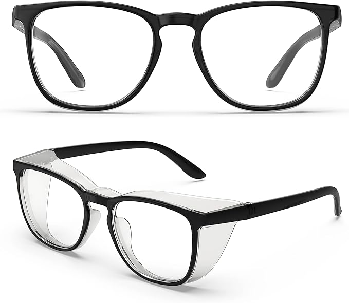 Stylish Safety Glasses, Clear Anti-Fog Anti-Scratch Protective Glasses For Men And Women