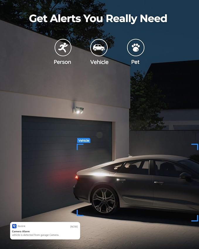 REOLINK 4K Dual-Lens Floodlight Security Camera, Outdoor PoE IP Camera with 180° Ultra-Wide Angle, 1800 Lumen Floodlight, Human/Vehicle/Pet Detection, Two Way Talk, Waterproof, Duo Floodlight PoE