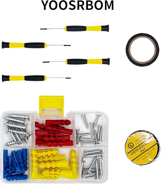 168 piese Professional Household Hand Tool Set with Plastic Storage Toolbox，Portable Complete Repair Tool Box for Home Maintenance and DIY Projects（14 * 10 * 3in）