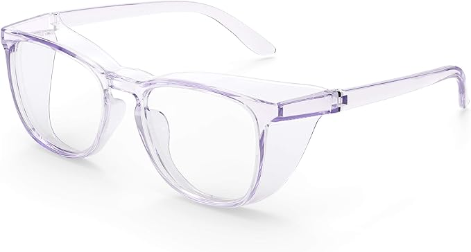 MORK&SUKY Safety Glasses, Stylish Goggles With No Fog Lense, Alternatives To Regular Protective Eyewear For Lab and Nursing.