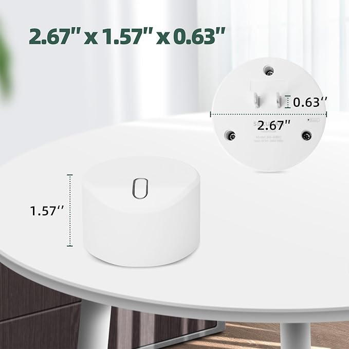 Smart Home Hub, WiFi Bridge for SECURAM Touch Smart Fingerprint Door Lock for Voice Control and App Remote Control, Compatible with Voice Intelligent Assistant