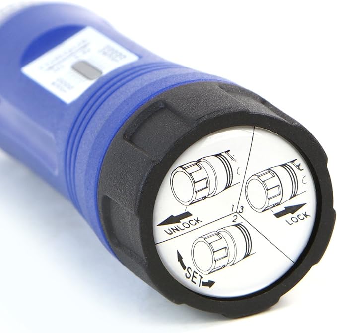 Stark USA 21pcs Adjustable Torque Screwdriver 1/4" inch Drive with Inch/Pounds Precision Measurement Shank 10-50 in/lb Bits Set & Storage Case