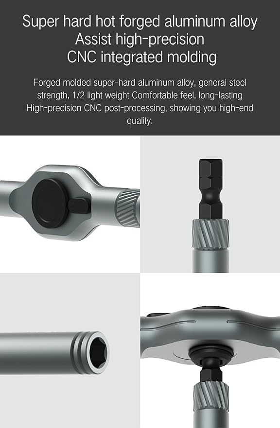 DIY Screwdriver 24 In 1, New 24 in 1 Magnetic Screwdriver Set Rotating Screwdriver Set, Multi-Function Magnetic Repair Tool with Detachable Handle for Professionals, Diy, Work and Maintenance (1PCS)