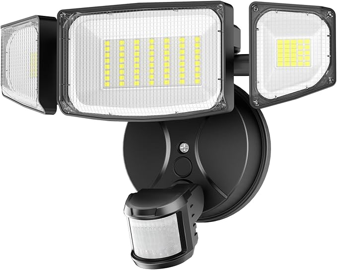 iMaihom 65W LED Security Lights Motion Sensor Outdoor, Dusk to Dawn Flood Lighting, 6500LM Motion Detected Floodlights for Outside, IP65 Waterproof Motion Lights for Garage,Yard (Hardwired)