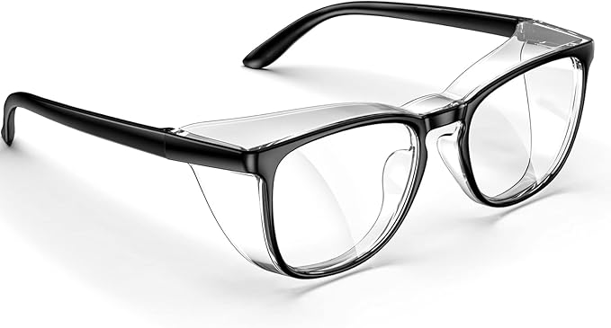 MORK&SUKY Safety Glasses, Stylish Goggles With No Fog Lense, Alternatives To Regular Protective Eyewear For Lab and Nursing.