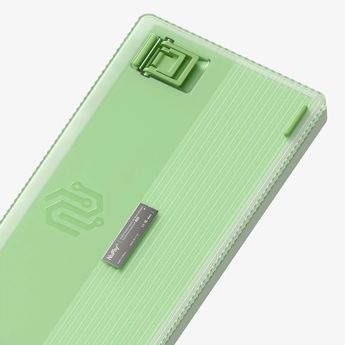 nuphy Halo75 V2 Mechancial Gaming Kyeboard,75% Wireless Hot Swappable Bluetooth Keyboard,83 Kyes RGB Backlit Keyboard,Support Bluetooth/2.4GHz/USB-C (Green, Lemon (55gf))