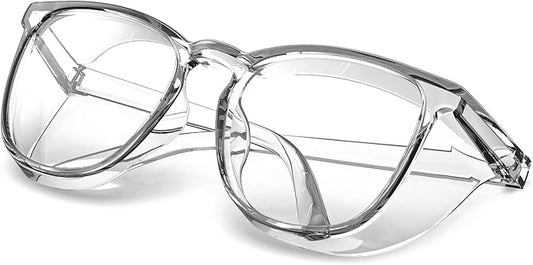 MORK&SUKY Safety Glasses, Stylish Goggles With No Fog Lense, Alternatives To Regular Protective Eyewear For Lab and Nursing.