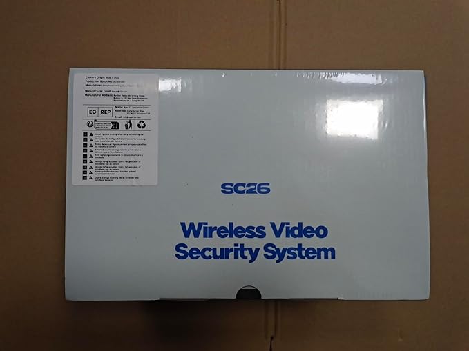 Camcamp 3MP Wireless Security Camera Outdoor, PTZ Camera, Panoramic View, Color Night Vision, WiFi Connect to NVR Security Camera System with 7" Monitor/Use Alone, Plug-in Power Cable, CCTV Indoor