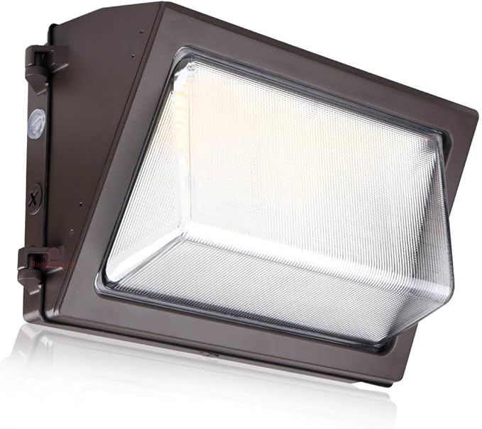 RuggedGrade - Durado Series - Semi Cut-Off - Outdoor LED Wall Light - DLC 5.1 Premium (Color Selectable - 3000K/4000K/5000K, 100W-LED with Photocell+Motion Sensor - Durado IV)