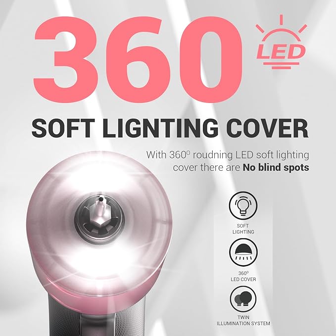 4V Electric Screwdriver Set, 5 N.m with 2000 mAh Li-ion Battery, 1/4" Magnetic Hex Chuck, USB-C Charging Cable, 18 Driver Bits for Furniture Repairs, Pink