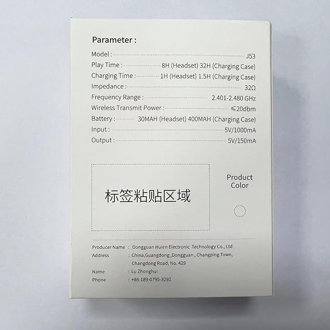 Wireless Earbuds, Bluetooth Ear Buds LED Power Display Headphones Bass Stereo, Bluetooth Earbuds in-Ear Noise Cancelling Mic, 40H Playback Mini Case IP7 Waterproof Sports Earphones for Android iOS