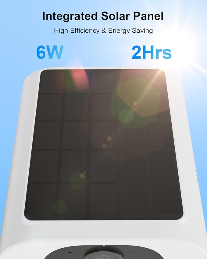 ANRAN 2K Cameras for Home Security Outside, Solar Security Cameras Wireless Outdoor, Battery Powered WiFi Surveillance with Human Detection, Color Night Vision, Spotlight, Works with Alexa (4 Pack)