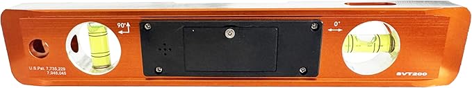 Swanson Tool Co SVT200 9 Inch Savage Digital Magnetic Aluminum Billet Torpedo Level,Orange