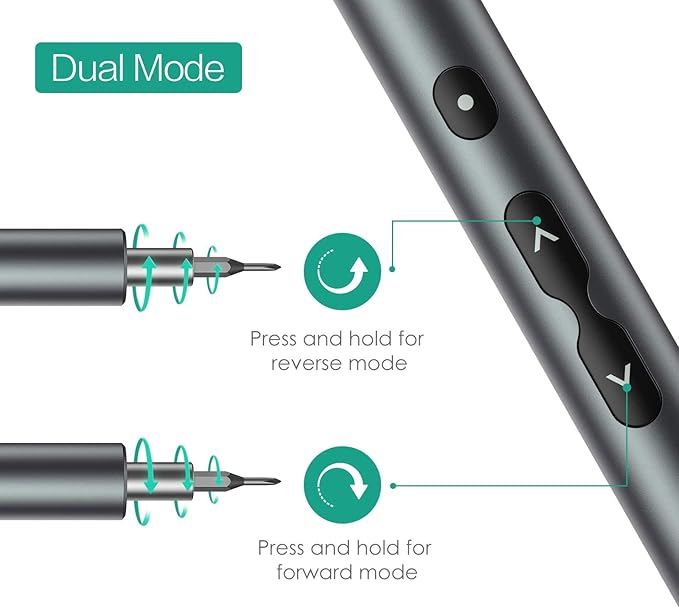 ORIA Electric Screwdriver, 28 in 1 Mini Precision Screwdriver Set, Rechargeable Repair Tools Kit, with Type-C Charging for Smartphones,Toys, PC