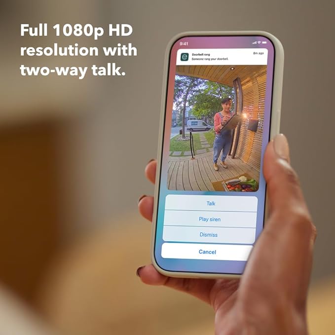 ecobee Total Security and Savings Bundle with Smart Doorbell Camera (Wired), SmartSensor for Doors and Windows, and Smart Thermostat Premium