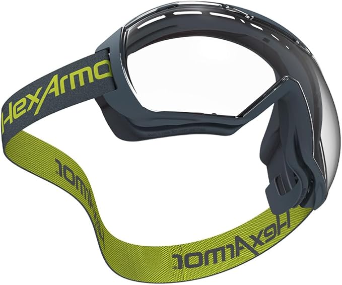 HexArmor | Wide view 100% UV protective antifog z87 safety goggles to wear over glasses | MX500