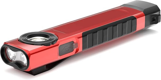 Anhay Rechargeable Flashlights 1500 Lumens EDC Flat Flashlight with 8 Modes, Pocket Flashights Waterproof, Magnetic Small Flashlights Powerful for Checking, Working, Camping, USB-C Charging