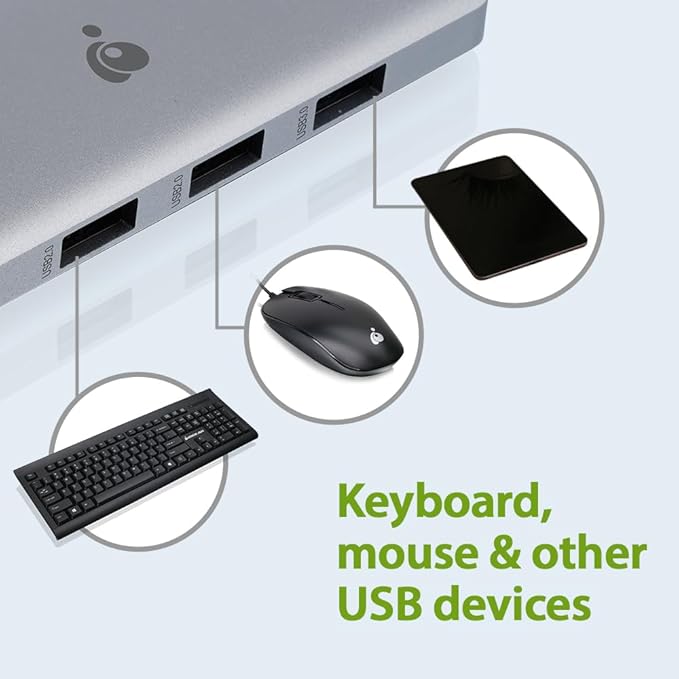 IOGEAR USB-C 6-in-1 Travel Dock 8K Single Monitor Nano Dock Pro Up to 4K in Dual Display Mode, Dual Monitors Thunderbolt 3 4 Compatible for Laptop GUD3C8K2P