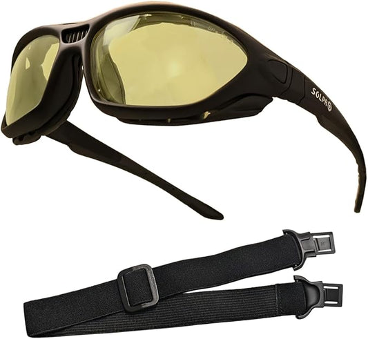 Anti-Fog Safety Motorcycle Riding Sunglasses Foam padded Goggle, Dustproof, Windproof, Hunting, Hiking, Golfing