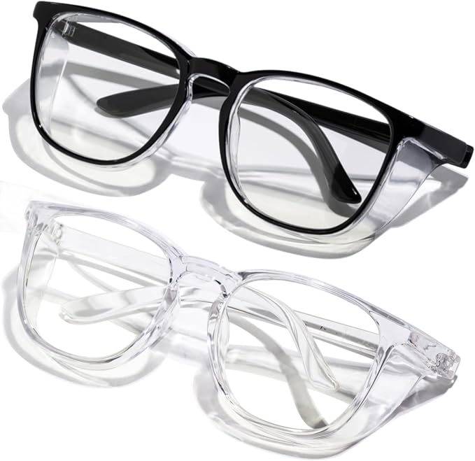 Safety Glasses Anti Fog Clear Blue Light Blocking Eye Protection Nurse Goggles for Women Men