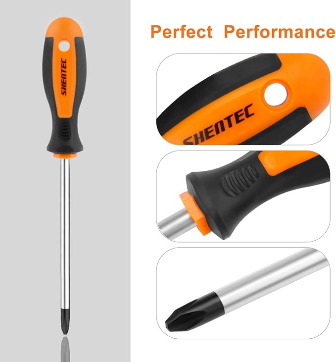 26-Piece Shentec Magnetic Screwdriver Set, Professional Screwdriver Set Includes Slotted/Phillips/Torx Precision Screwdrivers for Repairing Home Improvement Craft