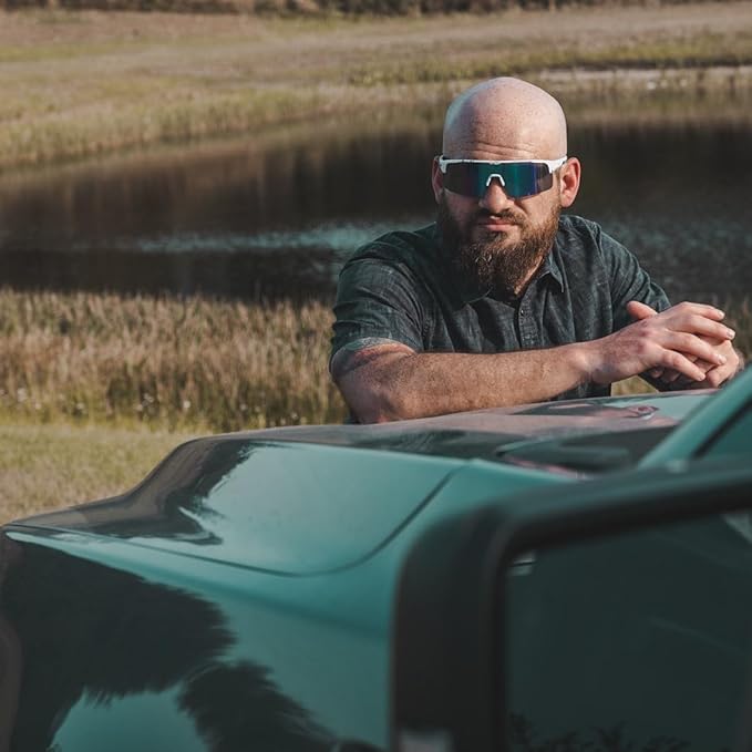 X Power ANSI Z87+ Safety Shield Sunglasses Impact Resistant Polycarbonate Lens & Frame (Made In Taiwan)