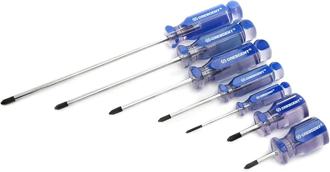 Crescent 20 Piece Phillips/Slotted/Torx Acetate Screwdriver Set - CPS20PieceSET