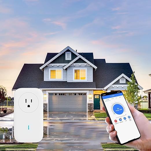 UBiBot SP1 Smart Plug, Automatic Turn on by Connected Temperature Probe, Energy Monitoring and Timer Function, Delayed Switch (2.4G WiFi only, No hub Required) 1x DS18B20 Probe Included