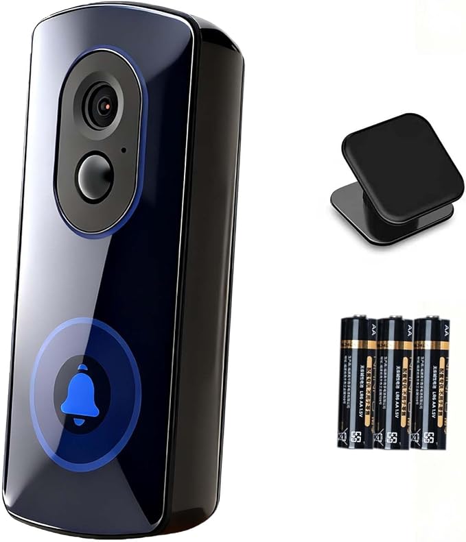 WiFi Camera Outdoor Wireless,AA Battery Operated Security Camera,2 Year Battery Life,No Subscription,Built in Sd Card and Ai Detection, Wireless Home Security Cameras:Do