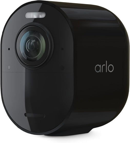 Arlo Ultra 2 Spotlight Camera 4K HDR (Camera only, SmartHub Sold Separately & is Required to Operate | Wireless Home Security Camera | Color Night Vision, Motion Sensor, 180º View, 2-Way Audio, Black