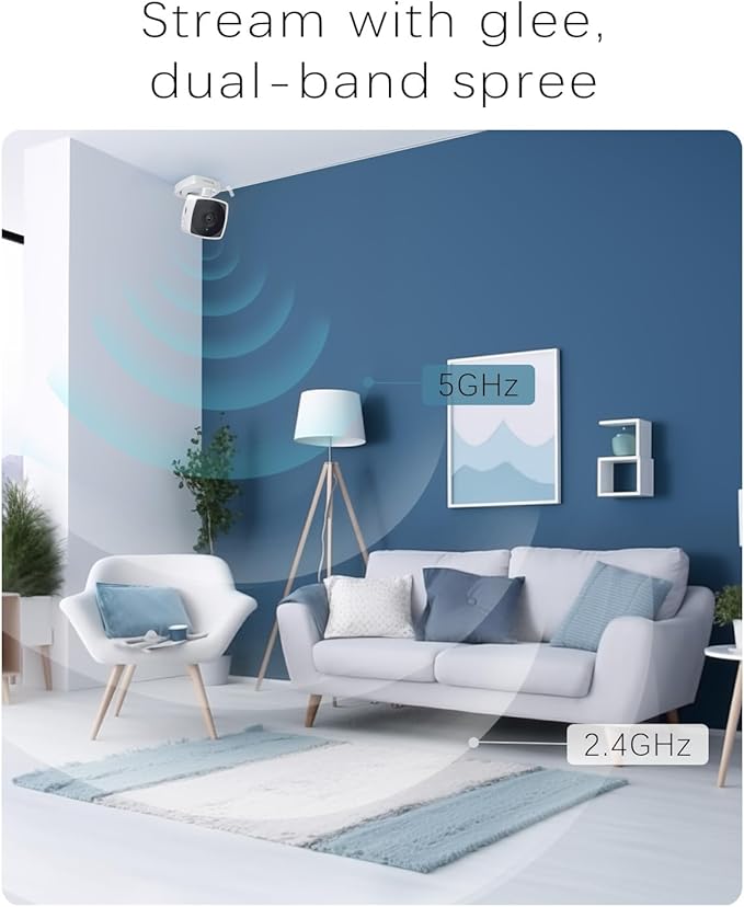 blurams Cameras for Home Security 5GHz, 2K Indoor Camera, Pet Camera with Phone App, AI Motion Detection, 2-Way Audio, Compatible with Alexa&Google Home, 4-Pack