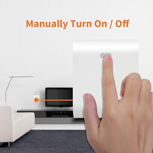 Z-Wave Outlet Plug-in Socket, Smart Plug, 1 On/Off Outlet & 1 Alway On Outlet, Z Wave Hub Required, Built-in Repeater, Works with SmartThings, Wink, Alexa, Google Assistant