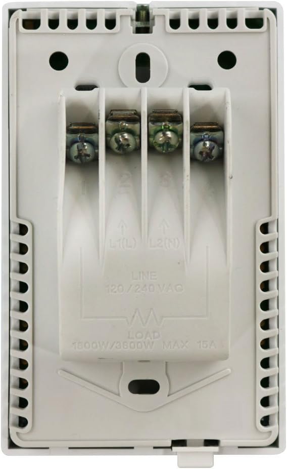 Thermostat THERMPRO 7-Day Programmable Thermostat w/Built-in GFCI for Control of 120V or 240V Radiant Heat Includes Floor Sensor