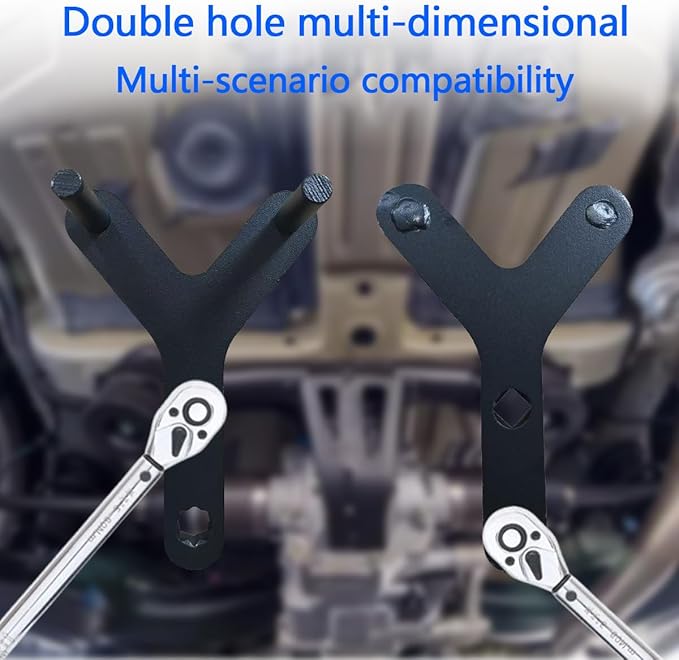 2Pcs lower Control Arm Prying Tool, Ball Joint Removal Tool, Lower Ball Joint Removal Tool, Universal Ball Joint Puller Kit for Car Truck SUV (Black)