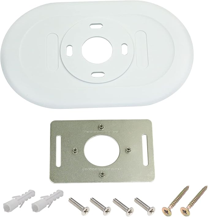 Thermostat Wall Plate Compatible with Google Nest Thermostat 2020 Trim Kit Accessory Fingerprint Resistant Decoration Bracket Mount