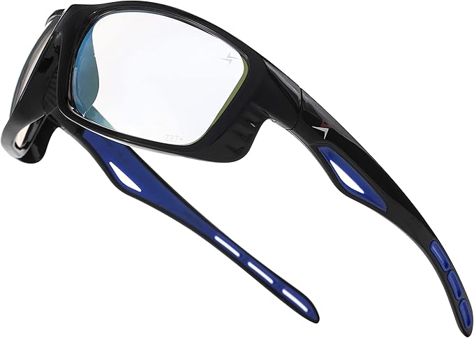 X Power Photochromic Lenses Safety ANSI Z87+ Impact Resistant Polycarbonate Lens & Frame
