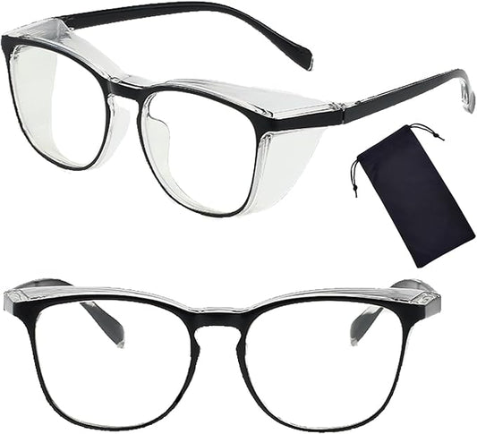 Safety Glasses for Men Women, Anti Fog Safety Goggles Comfortable Blue Light Blocking UV Protective Adult Nurse