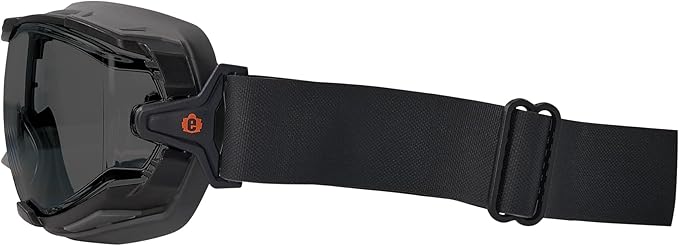 Ergodyne Skullerz Arkyn Protective Dust Safety Goggle, Non-Vented, Anti Fog, Scratch Resistant, Adjustable Neoprene Strap