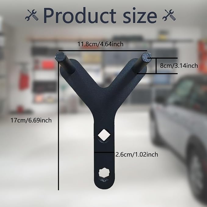 2Pcs lower Control Arm Prying Tool, Ball Joint Removal Tool, Lower Ball Joint Removal Tool, Universal Ball Joint Puller Kit for Car Truck SUV (Black)