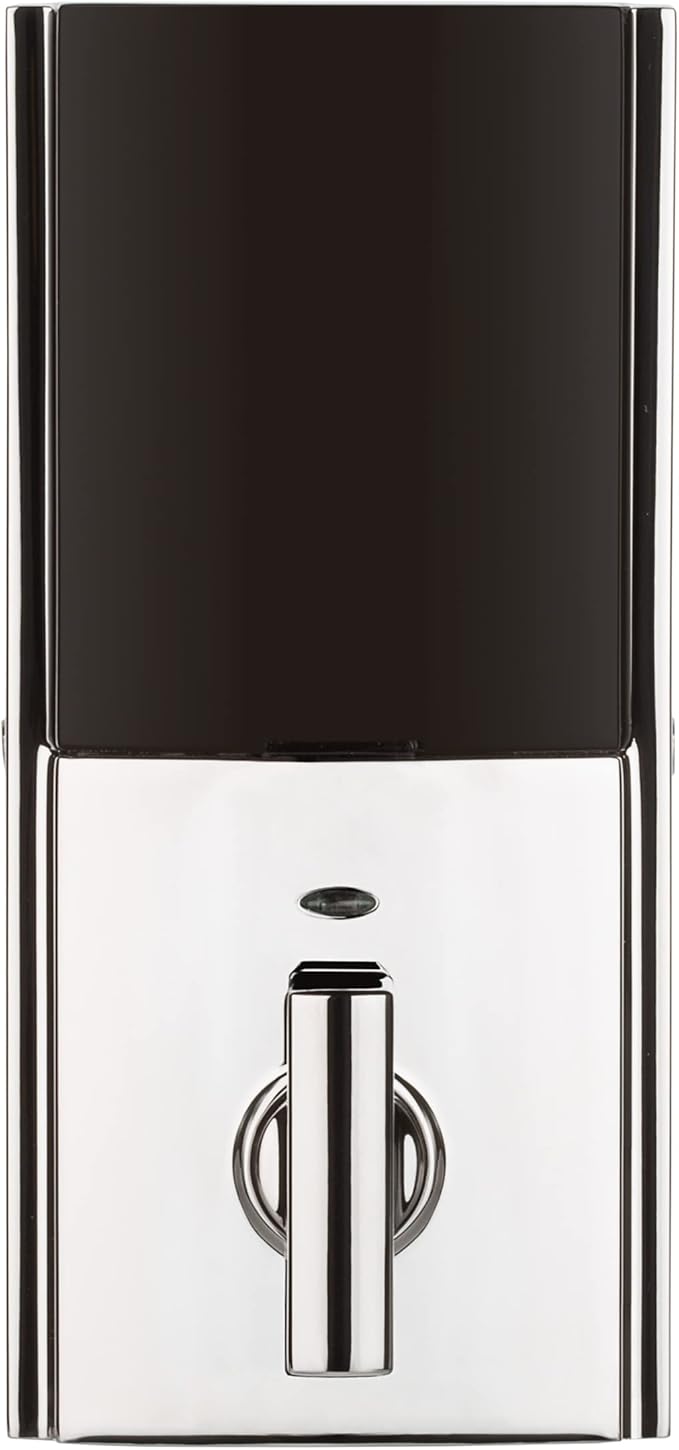 Kwikset SmartCode 916 Z-Wave Smart Lock, Keyless Entry Ring Compatible Door Lock, Touchscreen Electronic Deadbolt, SmartKey Re-Key Security, Smart Hub Required, Contemporary Polished Chrome