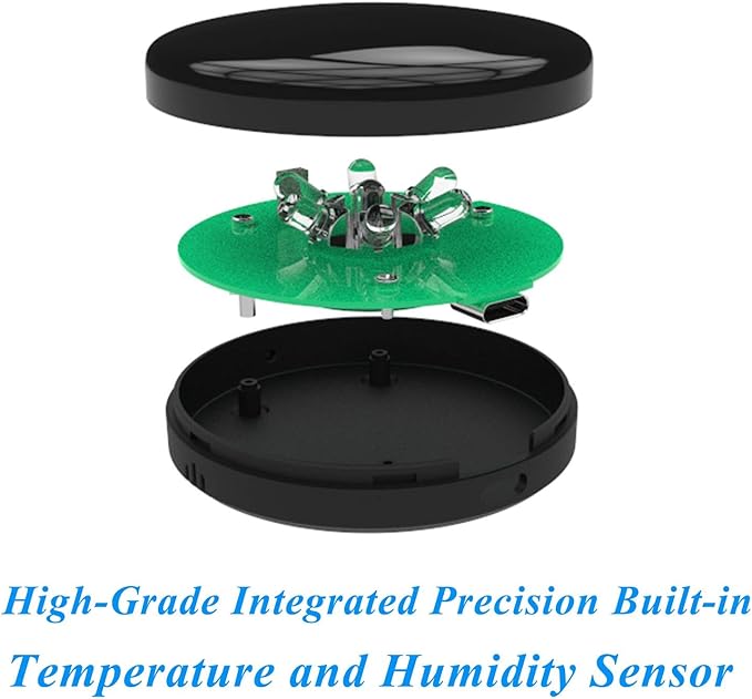 Upgraded Smart WiFi-IR Remote Control Universal-Hub with Built-in Temperature and Humidity Sensor,Compatible with Alexa for TV DVD AC STB etc